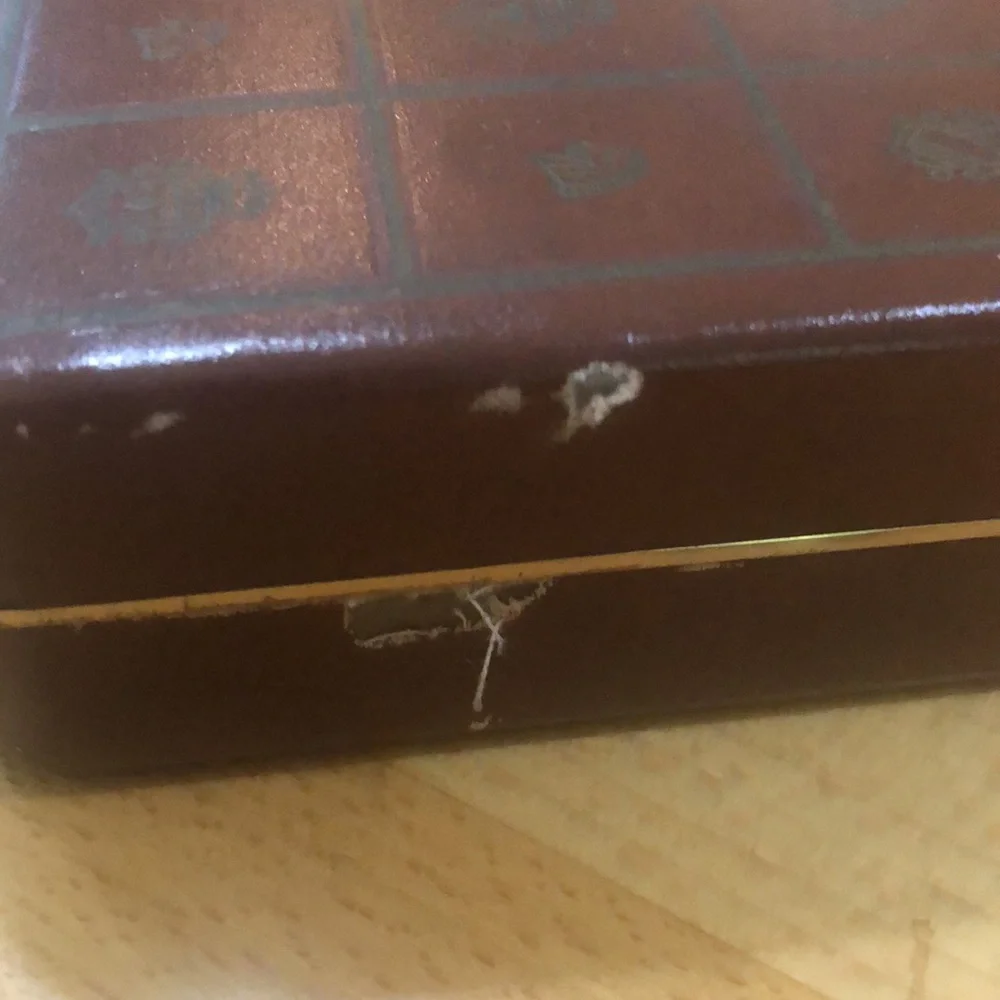 Vintage Shields Men's Jewelry Box & Jewelry
